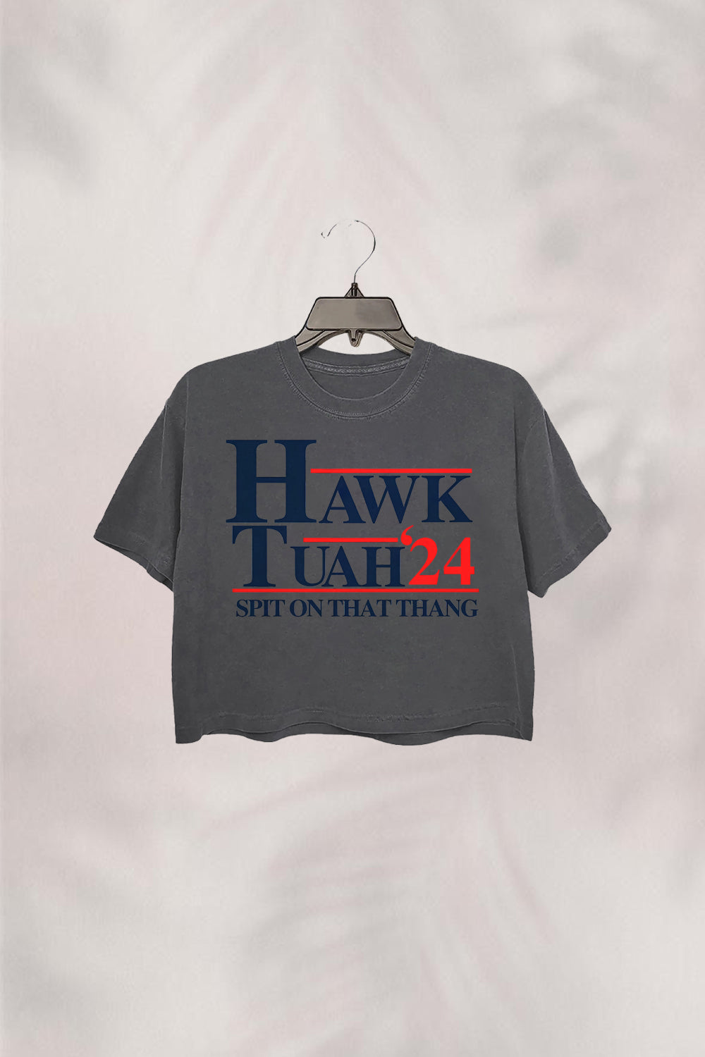 Hawk tuah ‘24 spit on that thang  Crop Top For Women