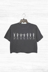 Chappell Hot To Go Skeletons Crop Top For Women