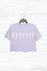 Chappell Hot To Go Skeletons Crop Top For Women