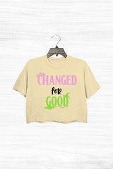 Changed For Good Wicked Crop Top For Women