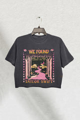 We Found Wonderland Taylor Swift Crop Tee For Women