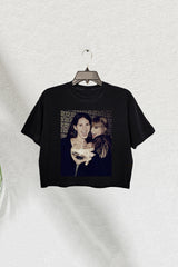 Lana Del Rey Taylor Swift Polaroid Crop Tee For Women