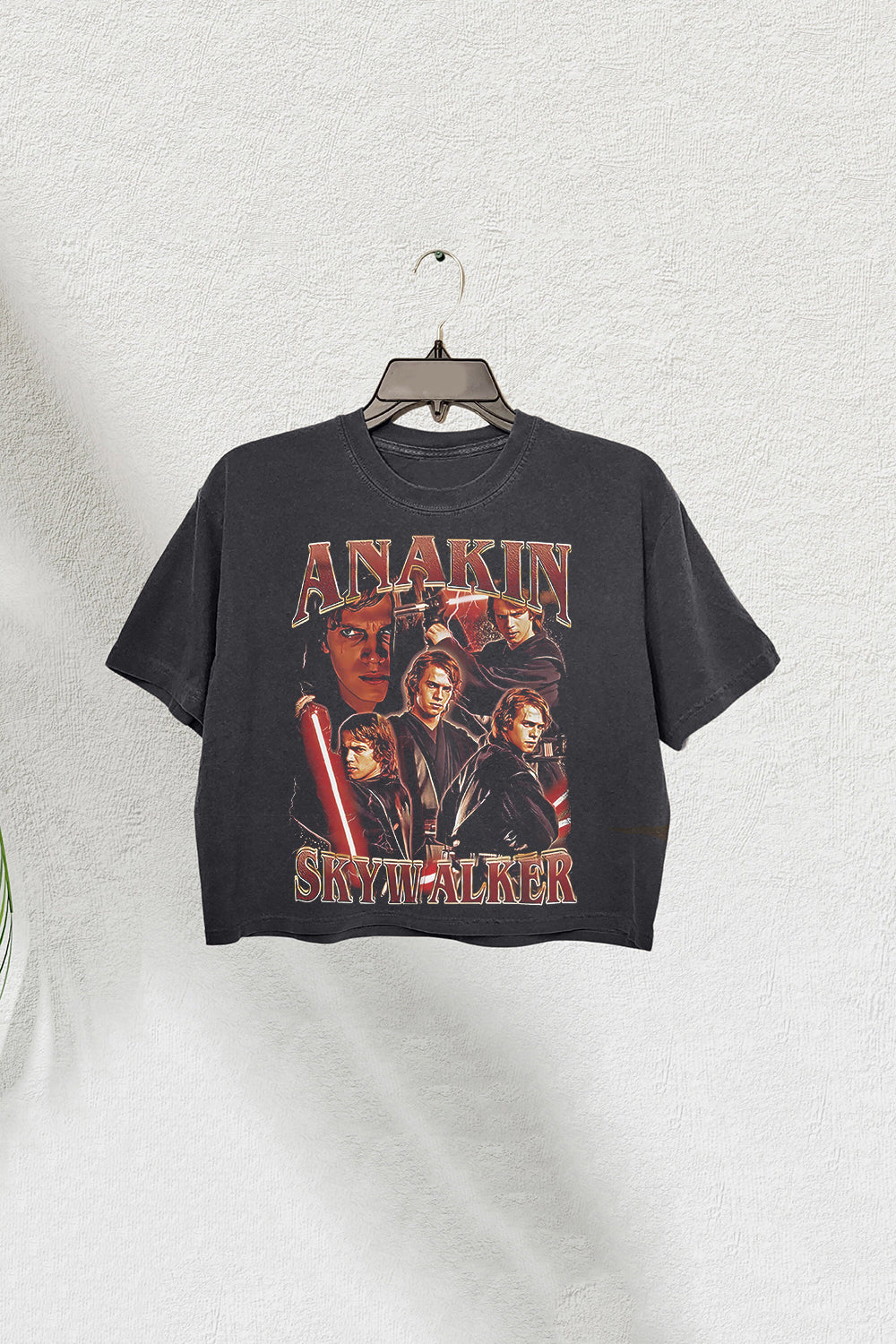 Anakin Skywalker Vintage 90s Crop Tee For Women