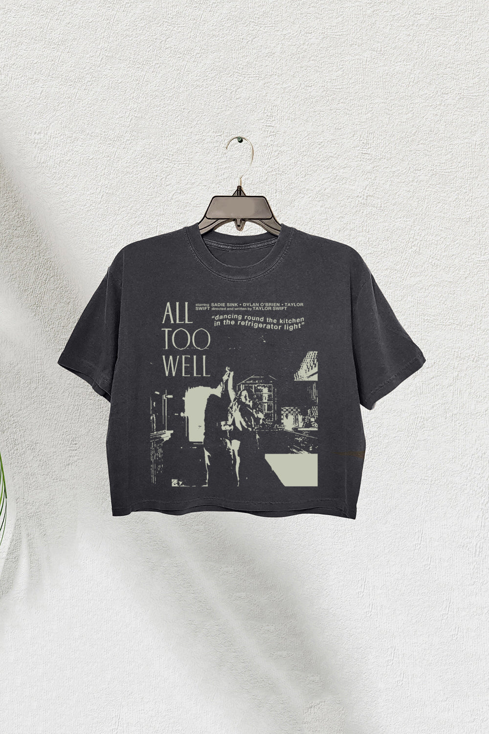 All To Well Vintage Taylor The Eras Tour Crop Tee For Women