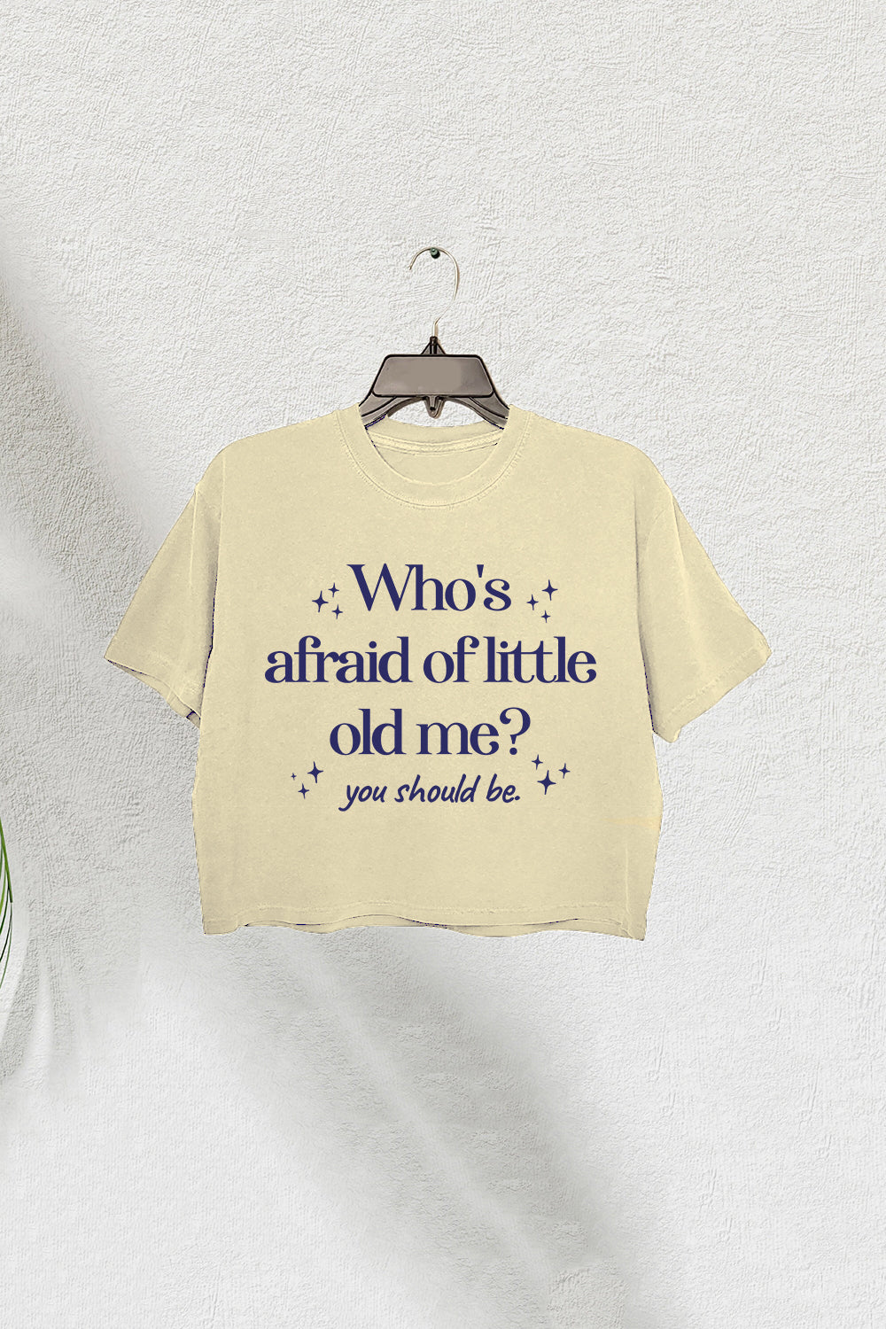 The Tortured Poets Department Who's Afraid of Little Old Me Crop Tee For Women