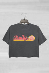 Fruity Lesbian Crop Tee For Women