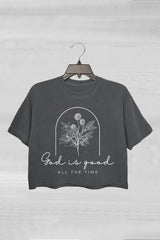 God Is Good Crop Tee For Women