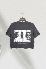 Monster Under The Bed Cool Horror Crop Tee For Women