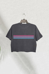 Pride Bisexual Crop Tee For Women