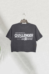 New Rochelle Challenger Phil's Tire Town Crop Tee For Women