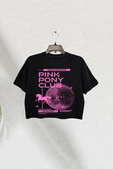 Chappell Roan Pink Pony Club LGBT Crop Tee For Women