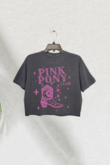 Pink Pony Club Chappell Roan Fan Crop Tee For Women