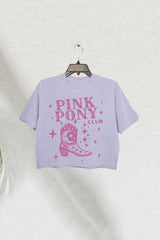 Pink Pony Club Chappell Roan Fan Crop Tee For Women