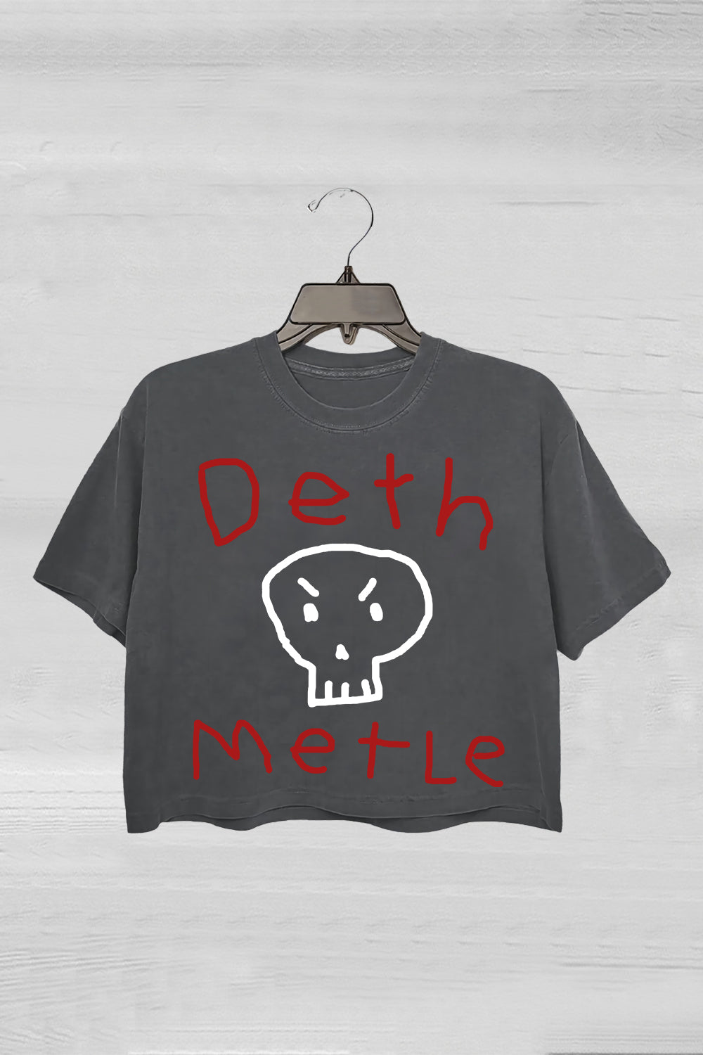 Death Metal That's It Crop Tee For Women