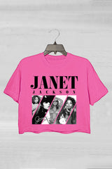 Janet Jackson Together Again 2024 Tour Crop Tee For Women