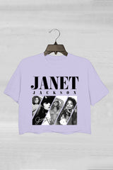 Janet Jackson Together Again 2024 Tour Crop Tee For Women