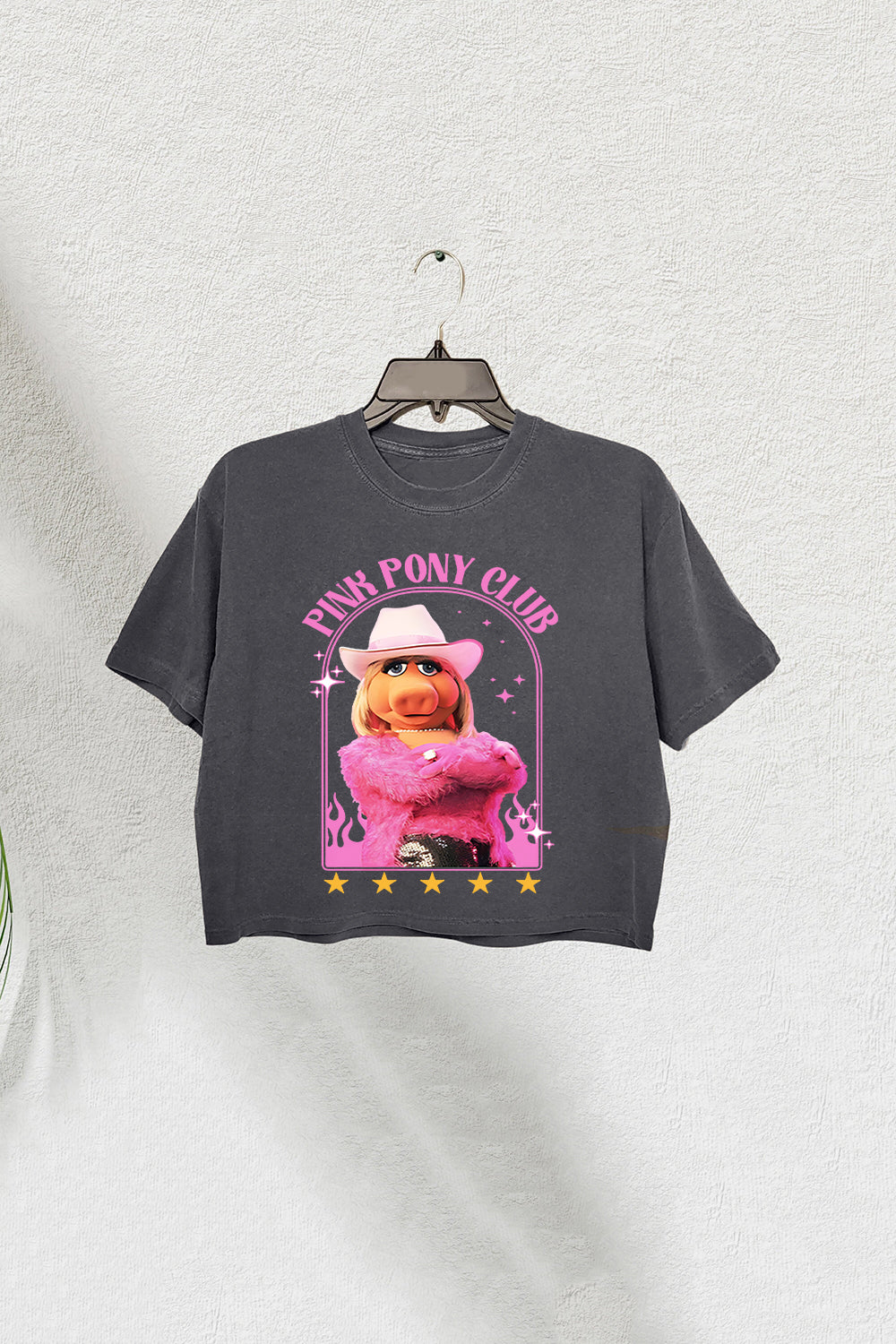 Pink Pony Club Cute Crop Tee For Women