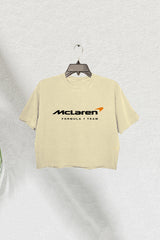 McLaren Logo Formula One Team Crop Tee For Women