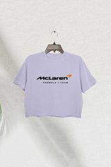 McLaren Logo Formula One Team Crop Tee For Women