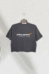 McLaren Logo Formula One Team Crop Tee For Women