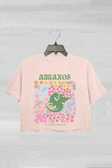 Abraxos Flower Market Sarah J Maas Crop Tee For Women