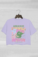 Abraxos Flower Market Sarah J Maas Crop Tee For Women