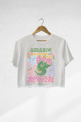 Abraxos Flower Market Sarah J Maas Crop Tee For Women