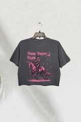 Pink Pony Club Chappell Roan Midwest Princess Tour Crop Tee For Women