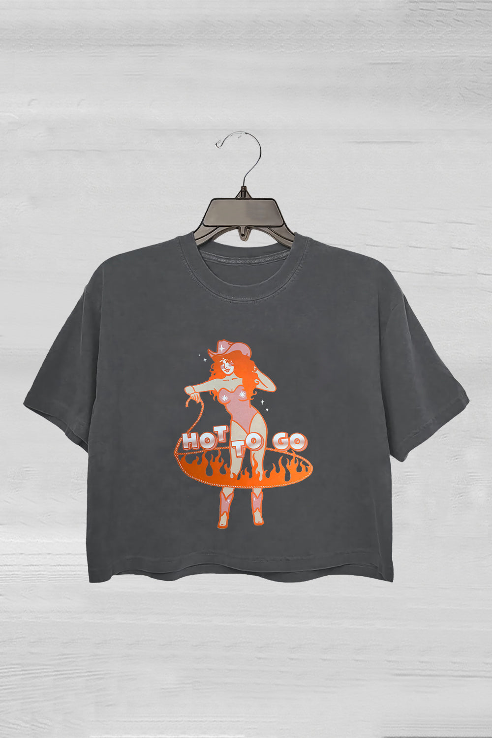 Hot To Go Crop Tee For Women