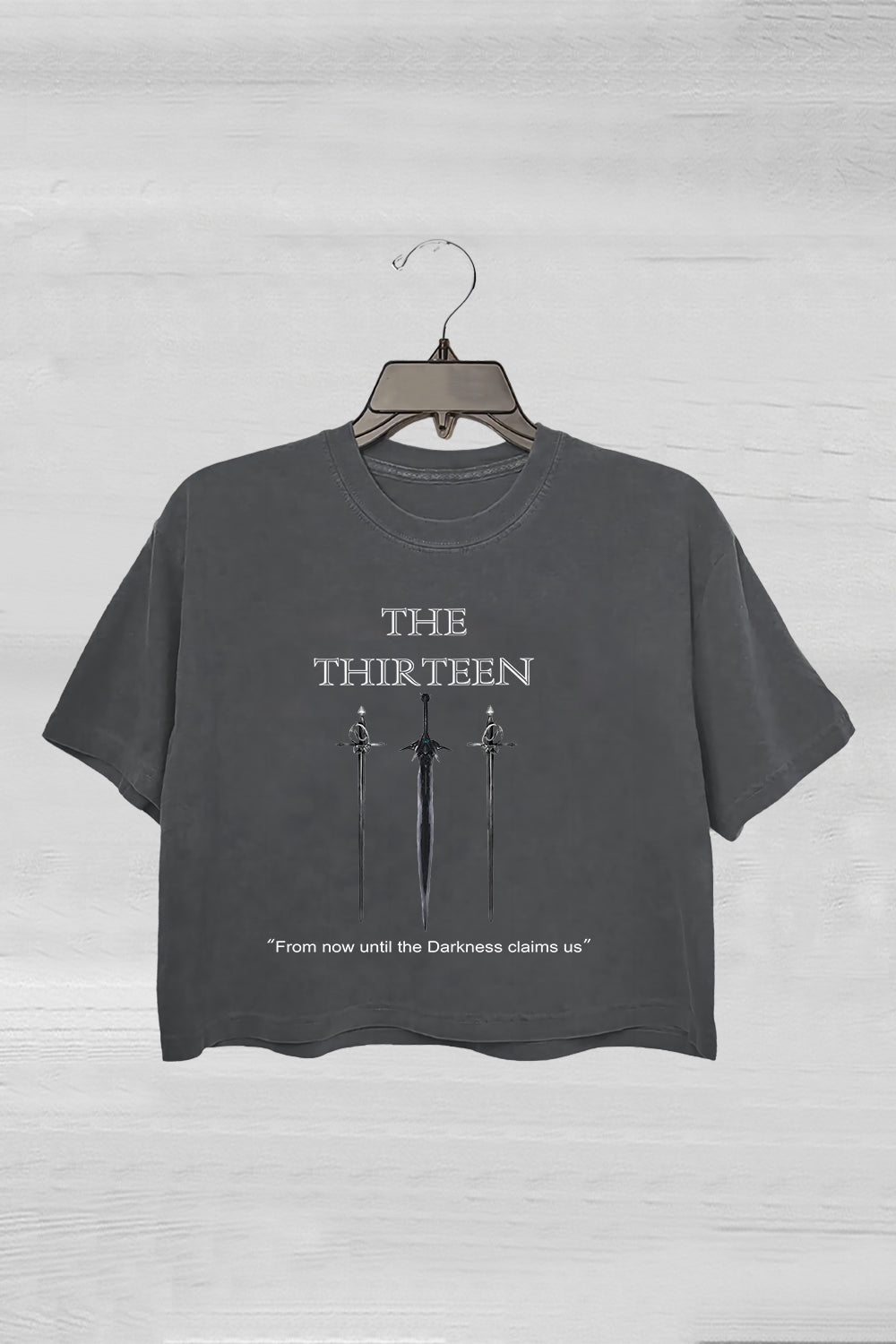 The Thirteen Sarah J Maas Throne Of Glass Merch Crop Tee For Women