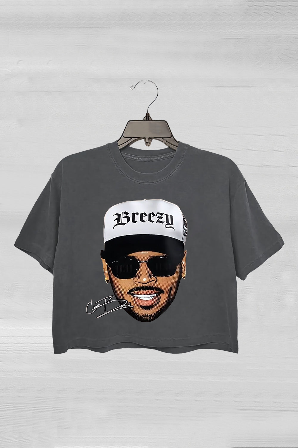 Breezy Chris Brown Merch Crop Tee For Women