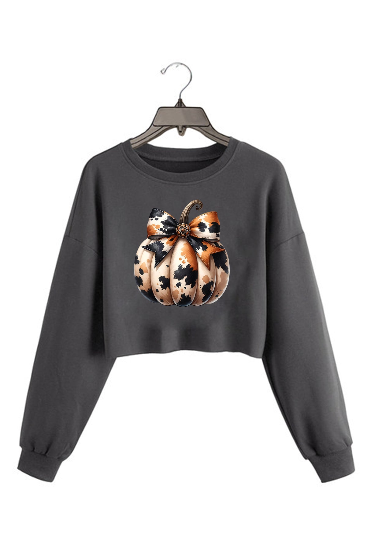 Coquette Pumpkin Cropped Sweaters For Women