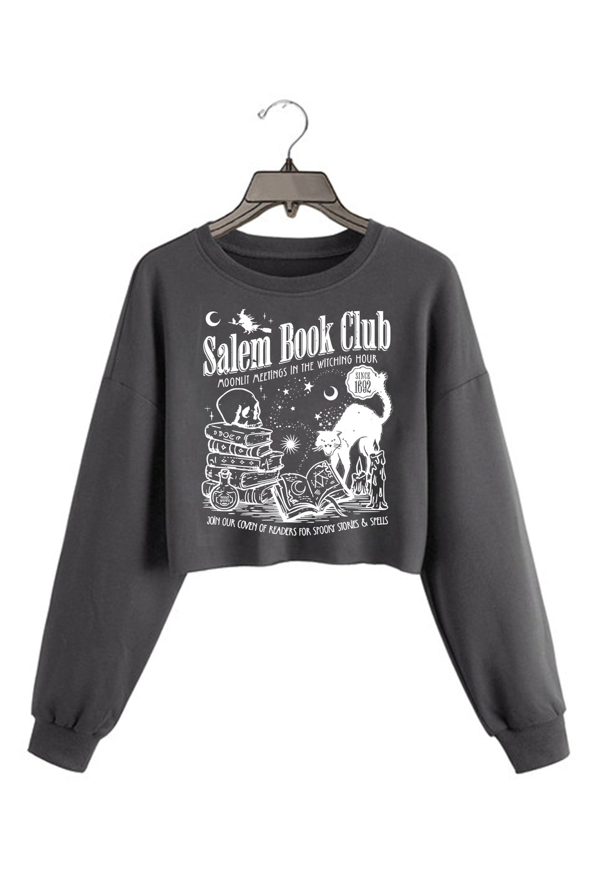 Salem Book Club Cropped Sweaters For Women