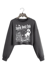 Salem Book Club Cropped Sweaters For Women