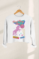 PINK PONY CLUB Chappell  Cropped Sweatshirt For Women