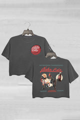 Retro Nuka Cola Bottle Fallout Graphic Crop Tee For Women