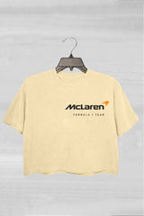 Mclaren 2024 Formula One Gildan 5000 Crop Tee For Women