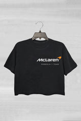 Mclaren 2024 Formula One Gildan 5000 Crop Tee For Women