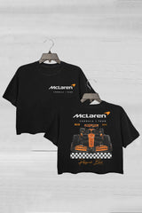 Mclaren 2024 Formula One Gildan 5000 Crop Tee For Women