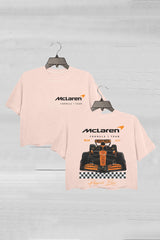 Mclaren 2024 Formula One Gildan 5000 Crop Tee For Women