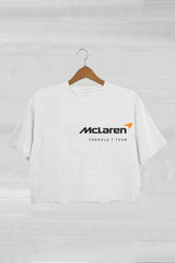 Mclaren 2024 Formula One Gildan 5000 Crop Tee For Women