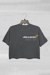 Mclaren 2024 Formula One Gildan 5000 Crop Tee For Women