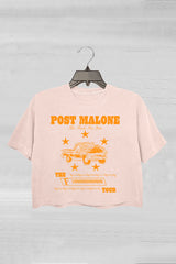 Post Malone Tour The F-1 Trillion Album 2024 Crop Tee For Women