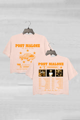 Post Malone Tour The F-1 Trillion Album 2024 Crop Tee For Women