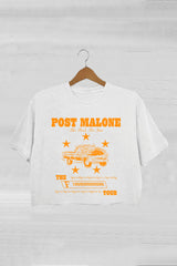 Post Malone Tour The F-1 Trillion Album 2024 Crop Tee For Women