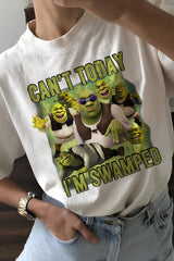 Shrek Face Meme  Tee For Women