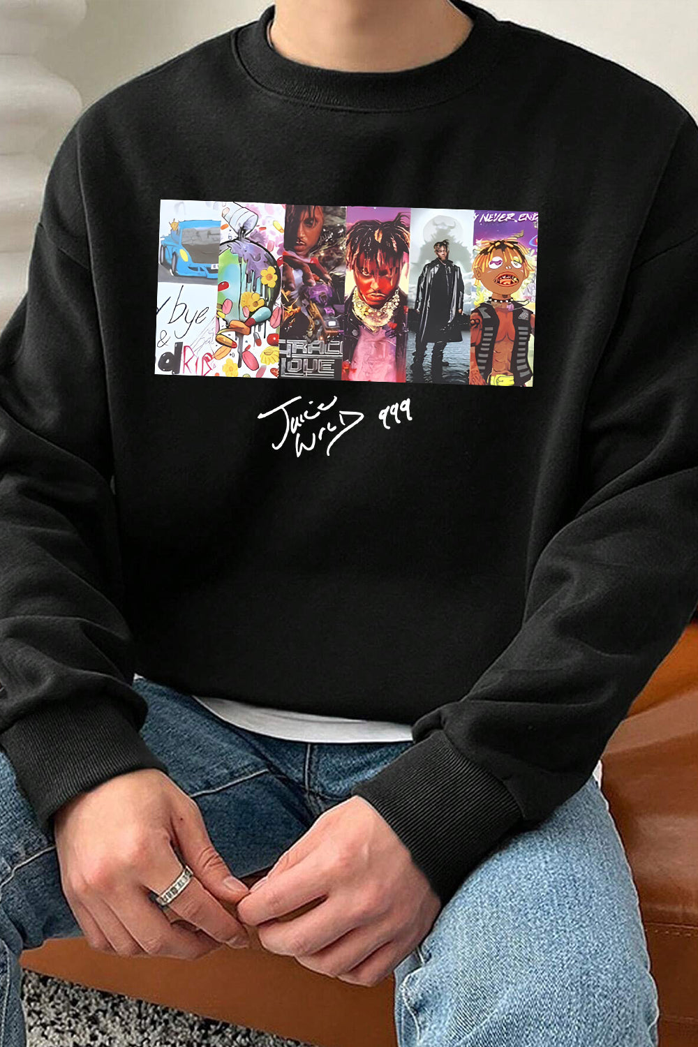 Juice WRLD Best Albums Fleece Sweatshirt For Men