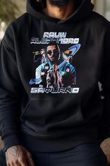 Rauw Alejandro Vintage Hoodie For Men