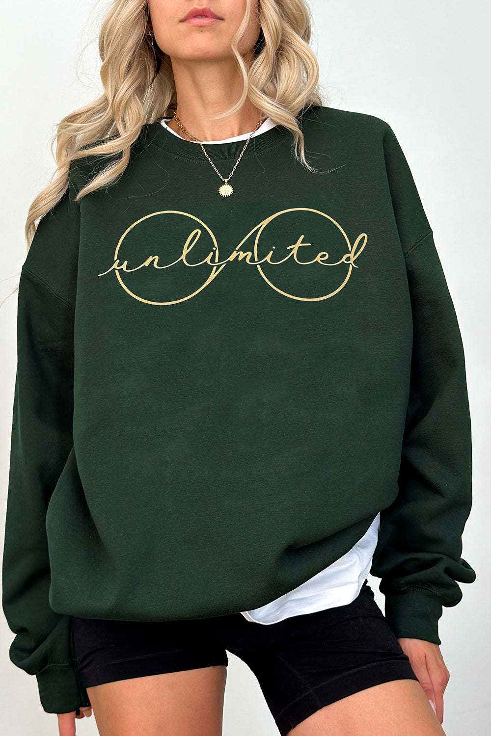 Unlimited Elphaba's Glasses Wicked Sweatshirt For Women