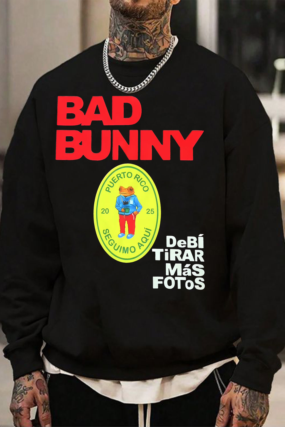 Bad Bunny DTMF Graphic Sweatshirt For Men